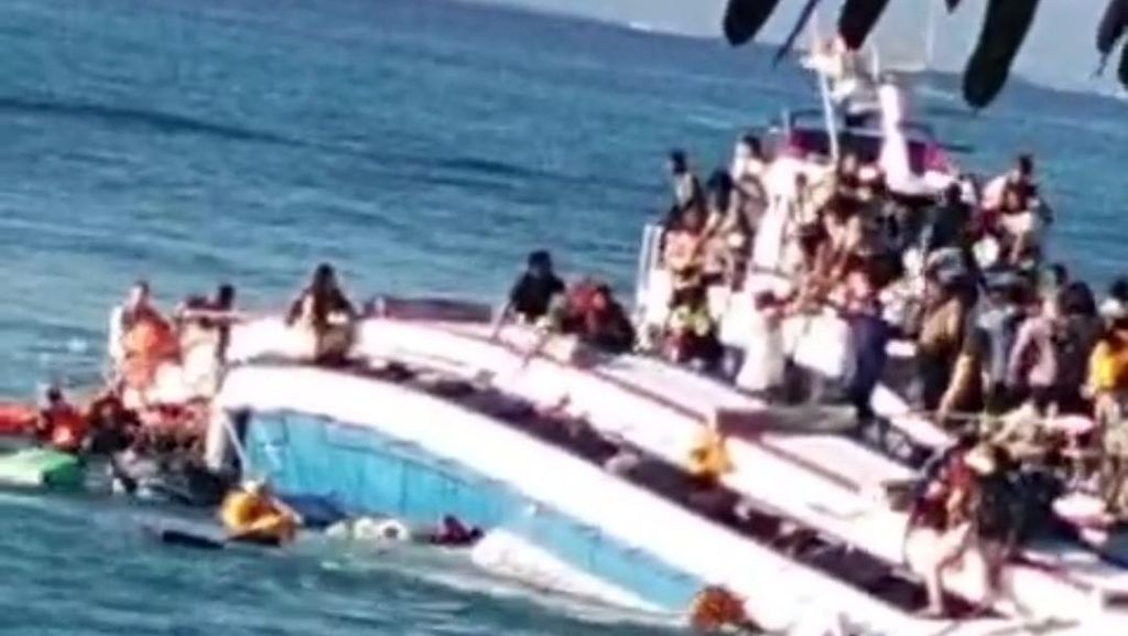 Keberanian di Tengah Kepanikan: Penumpang Selamatkan Diri dari Insiden Boat Terbalik di Lembongan